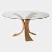 Global Views Lotus Antique Gold Dining Table