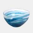 Global Views Glacier Blue Bowl