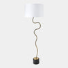 Global Views Loop Brass Floor Lamp