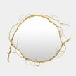 Global Views Botanica Brass Mirror