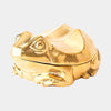 Global Views Solid Brass Frog Box