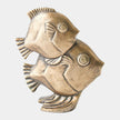 Global Views Fishy Antique Brass Sculpture Clearance