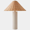 Global Views Uneven Marble Cone Lamp