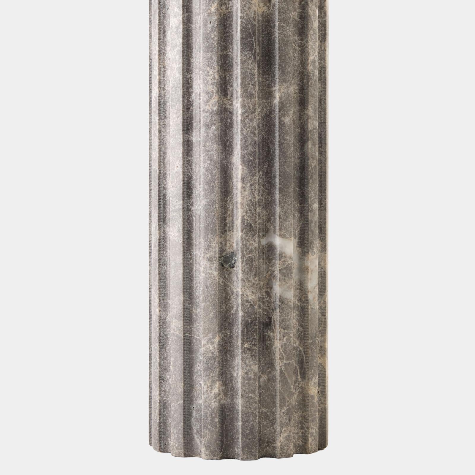 Global Views Grooved Marble Lamp