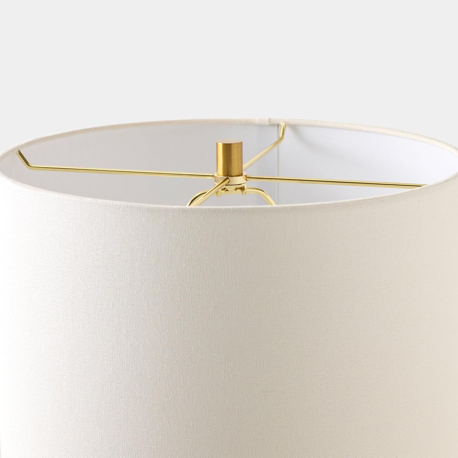 Global Views Grooved Marble Lamp