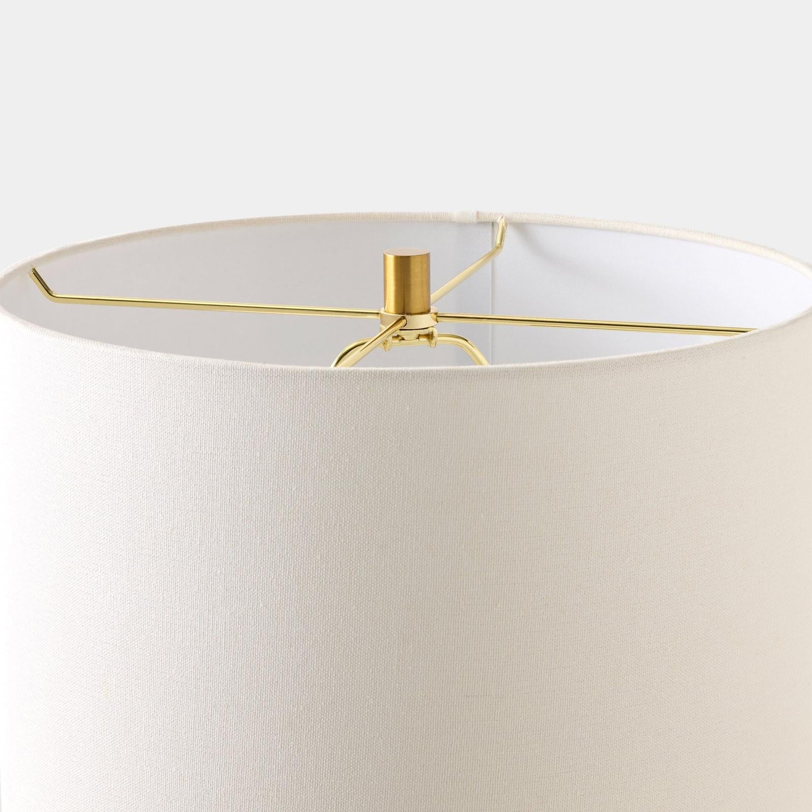 Global Views Grooved Marble Lamp