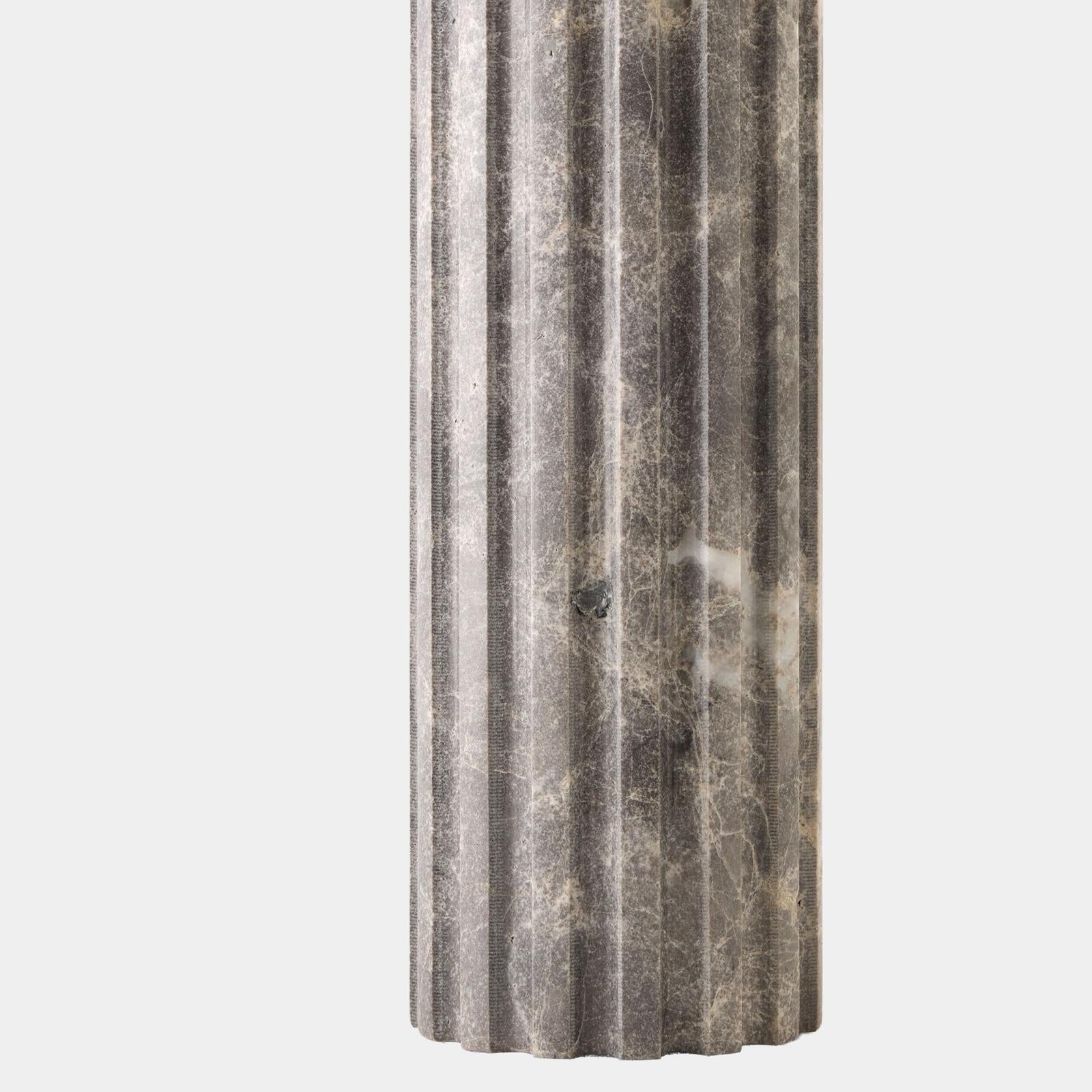 Global Views Grooved Marble Lamp
