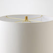 Global Views Viola Travertine Carved Lamp
