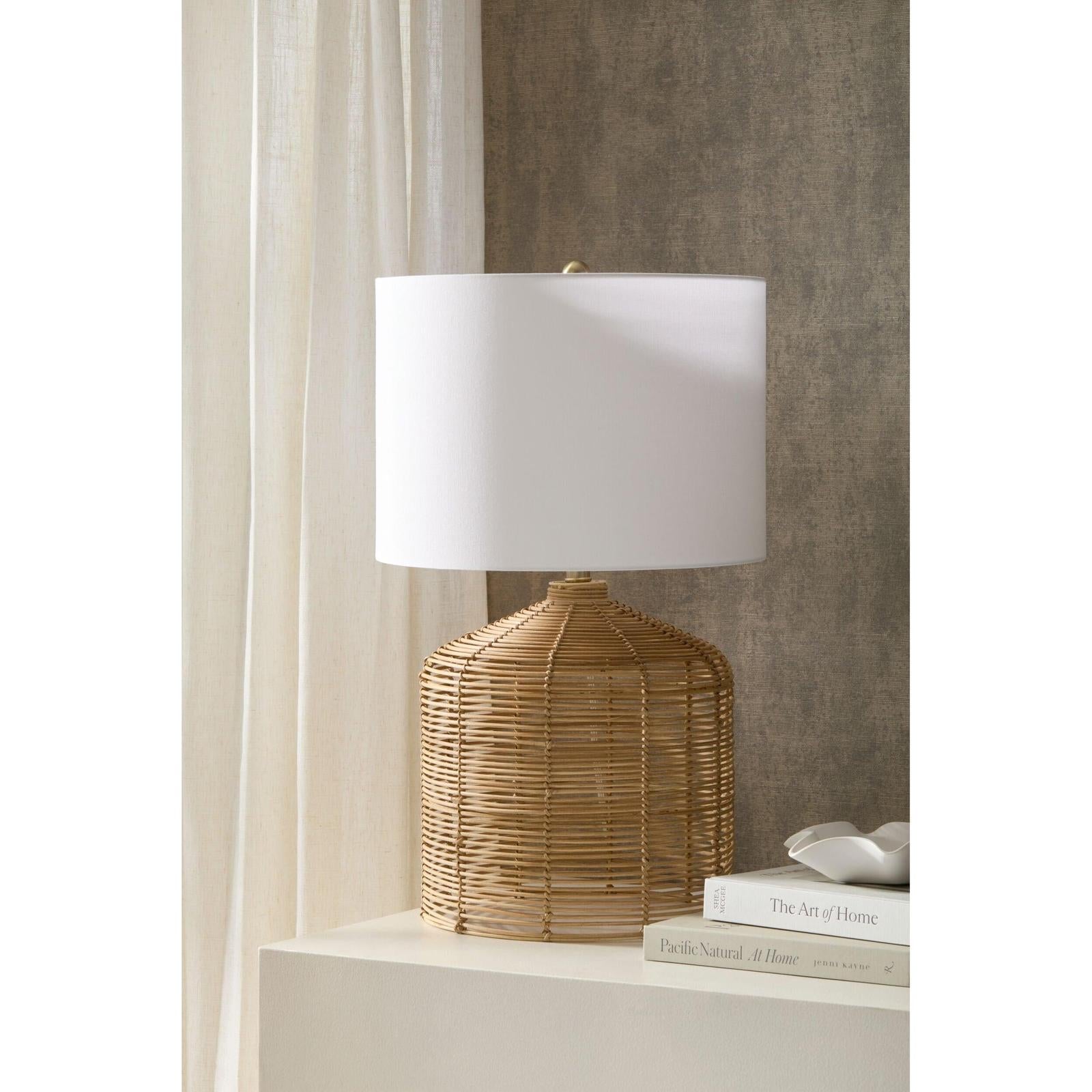 Global Views Bliss Rattan Natural Lamp