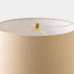 Global Views Hayden Etched Chocolate Ceramic Lamp