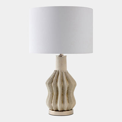 Global Views Dom Wave Ceramic Lamp