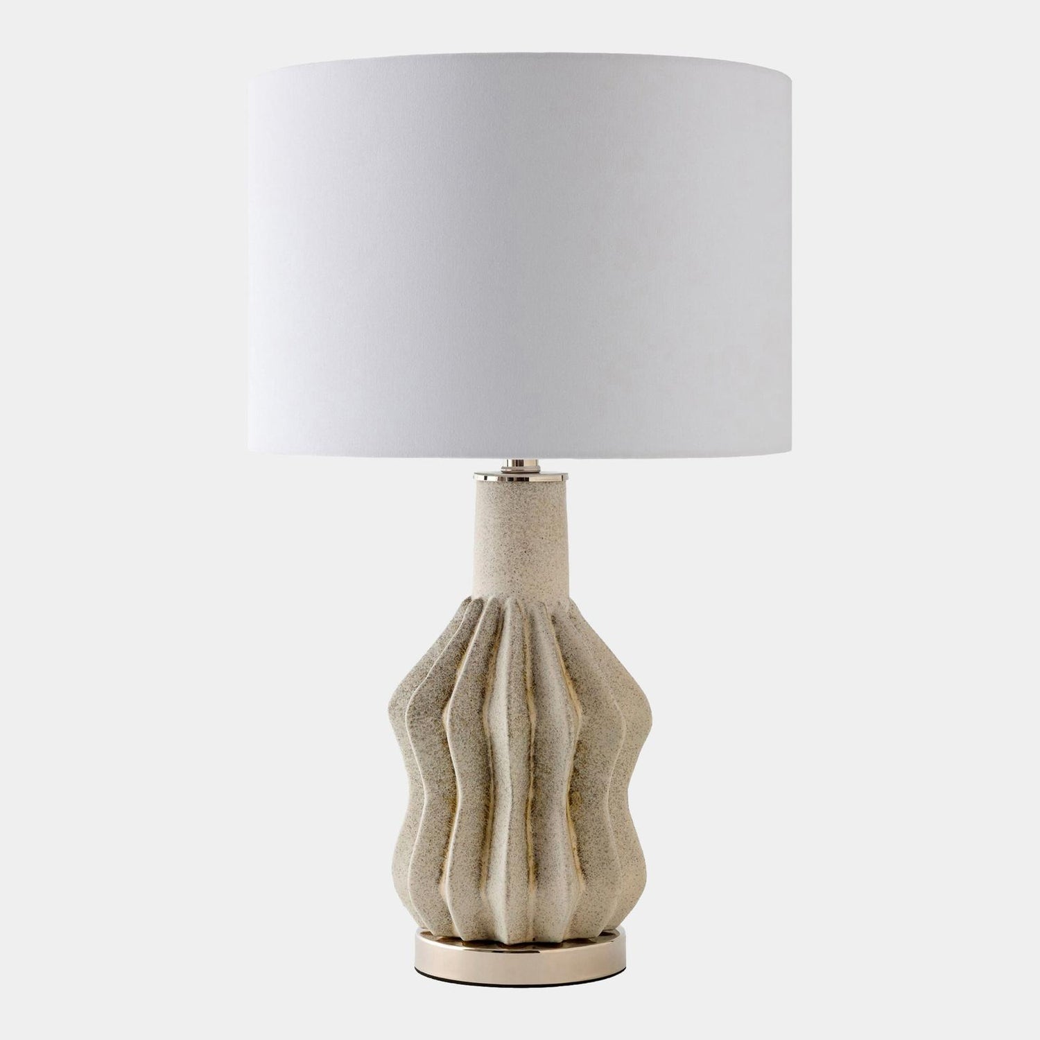 Global Views Dom Wave Ceramic Lamp