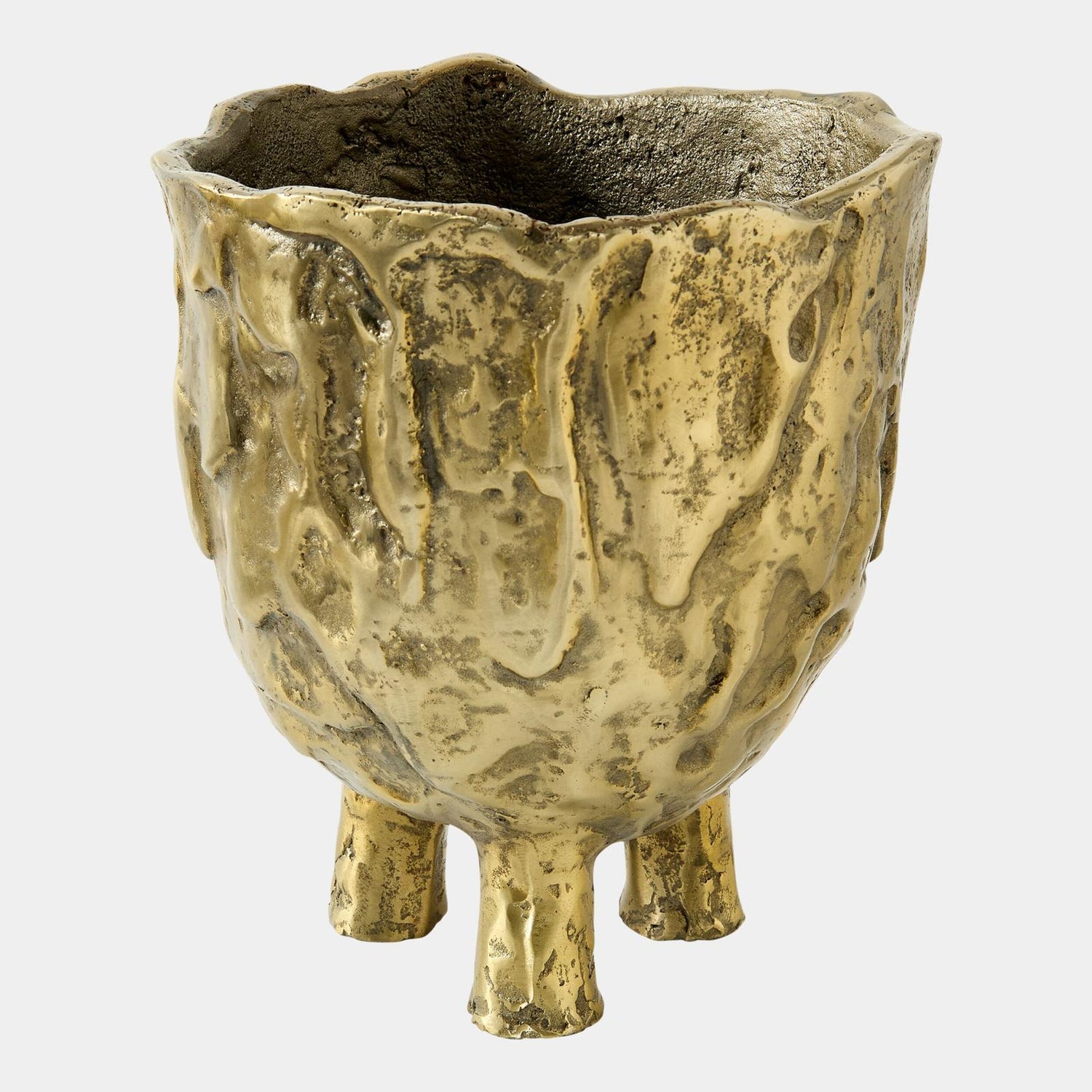 Global Views Fucina Brass Pot