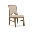 Magnussen Home Tristan Swiss Coffee Upholstered Side Chair Set of 2