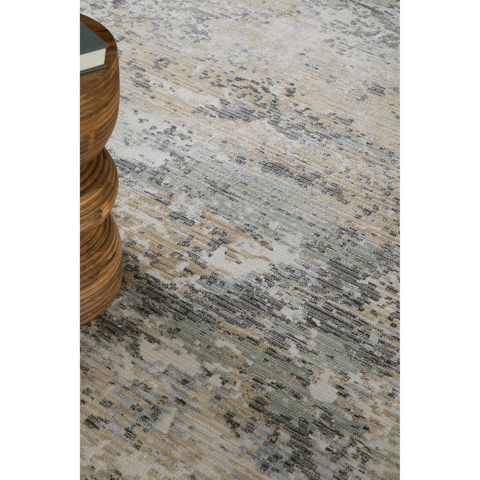 Feizy Greenwich 39U6F Modern Abstract, Ivory/Tan/Blue, Rug