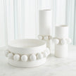 Global Views Matte White Hera Vase & Bowl