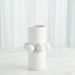 Global Views Matte White Hera Vase & Bowl
