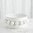 Global Views Matte White Hera Vase & Bowl