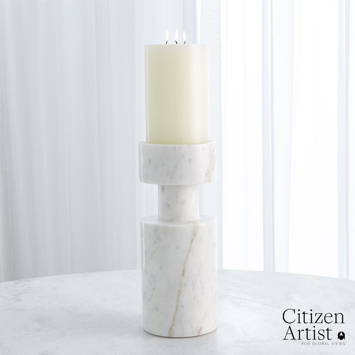 Citizen Artist for Global Views Marble Luc Vase