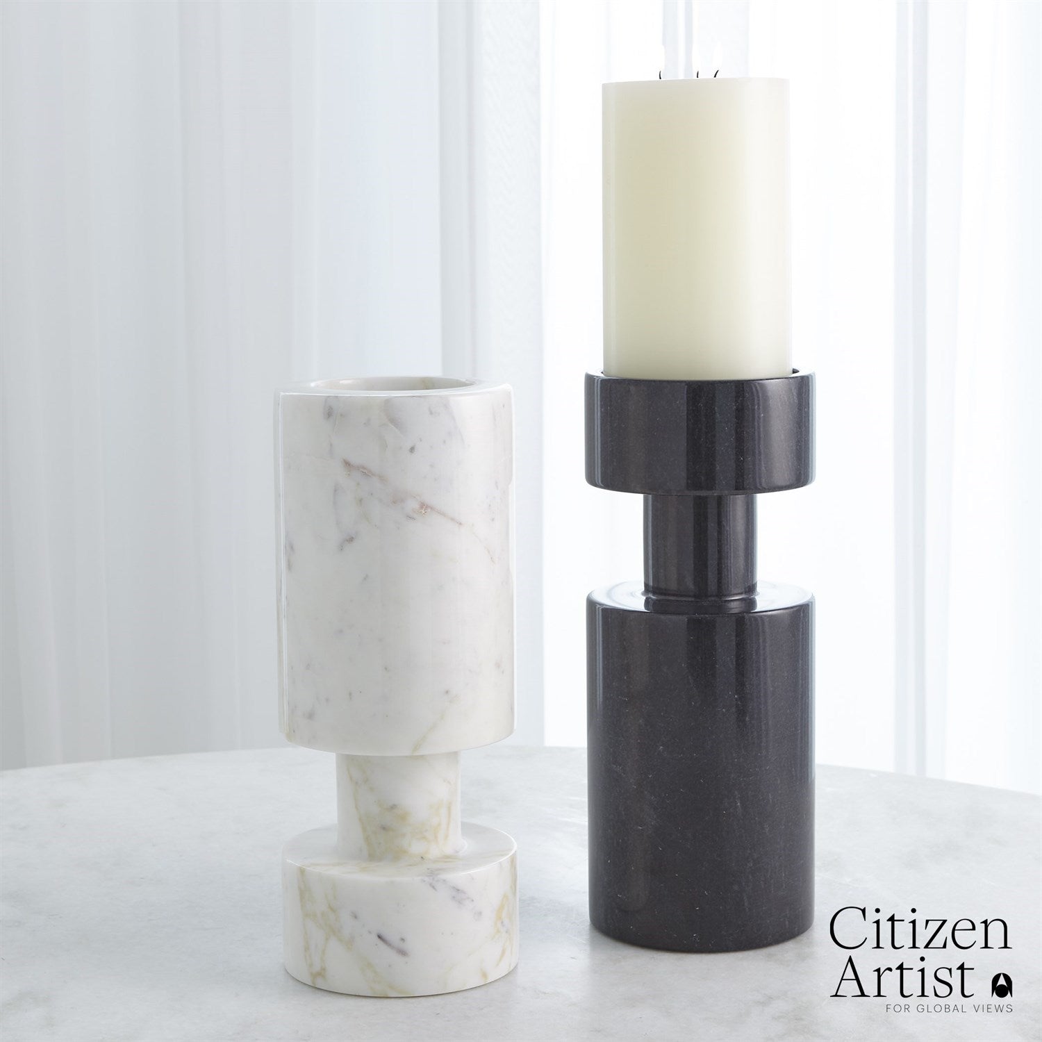 Citizen Artist for Global Views Marble Luc Vase