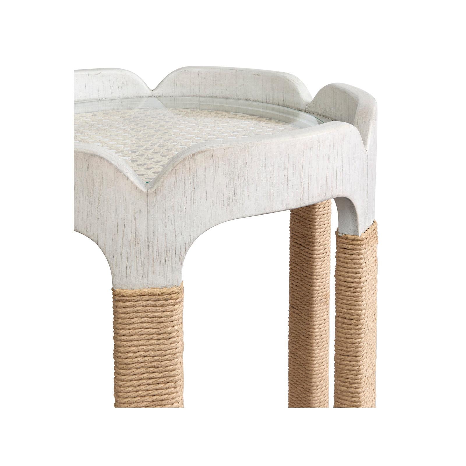 Salt Life Home Sunset Cove Moonlight Pearl Drum Table