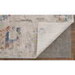 Feizy Pasha 39M9F Transitional Floral & Botanical in Taupe/Ivory/Blue