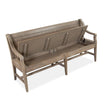 Magnussen Home Paxton Place Dovetail Grey Bench With Back