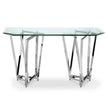 Magnussen Home Lenox Square Acadia White Rectangular Sofa Table