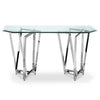 Magnussen Home Lenox Square Acadia White Rectangular Sofa Table