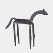 Global Views Primitive Iron Horse Sculpture