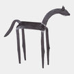 Global Views Primitive Iron Horse Sculpture