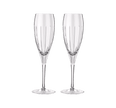Christofle Crystal Champagne Flutes - Set of 2