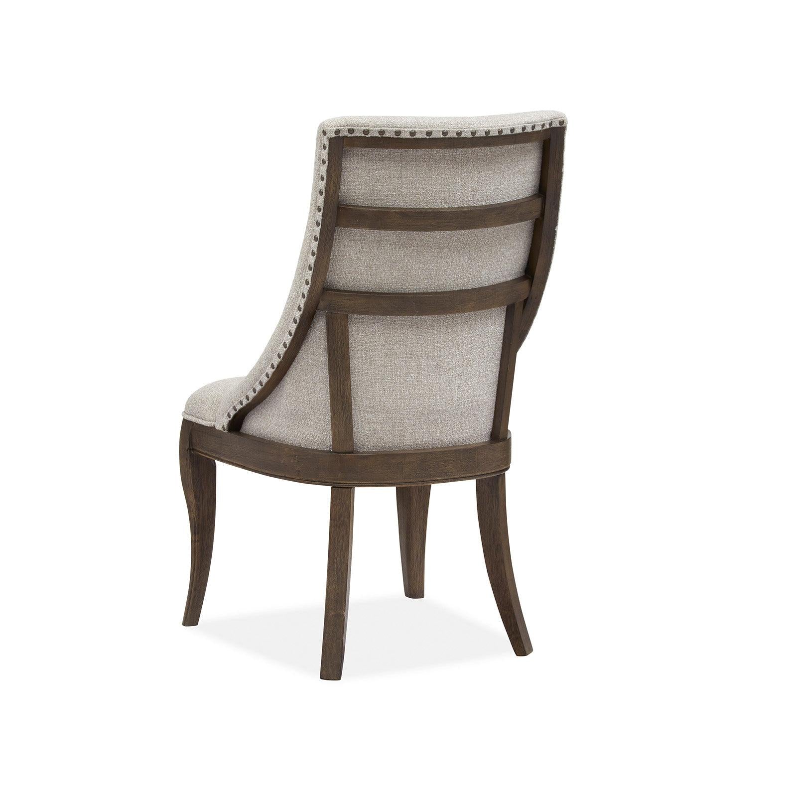 Magnussen Home Roxbury Manor Homestead Brown Upholstered Arm Chair Set of 2