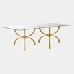 Global Views Teton Gold Rectangular Table