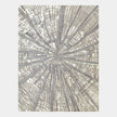 Global Views Ivory Natural Grey Vortex Rug