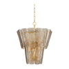 Hudson Valley Lighting Cassian 10 Light 28.75 inch Vintage Gold Leaf Chandelier Ceiling Light