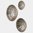 Global Views Sun Etched Wall Bowls Set of 3
