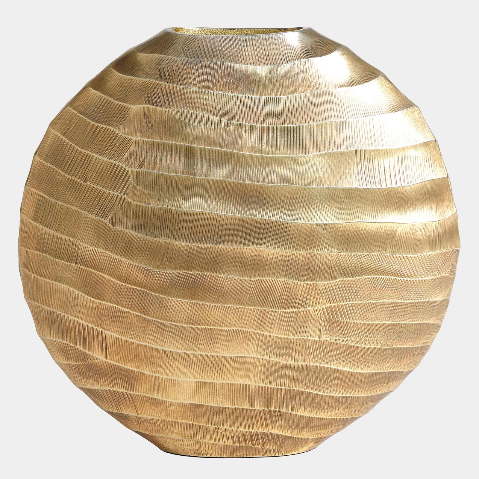 Global Views Chased Oval Vase