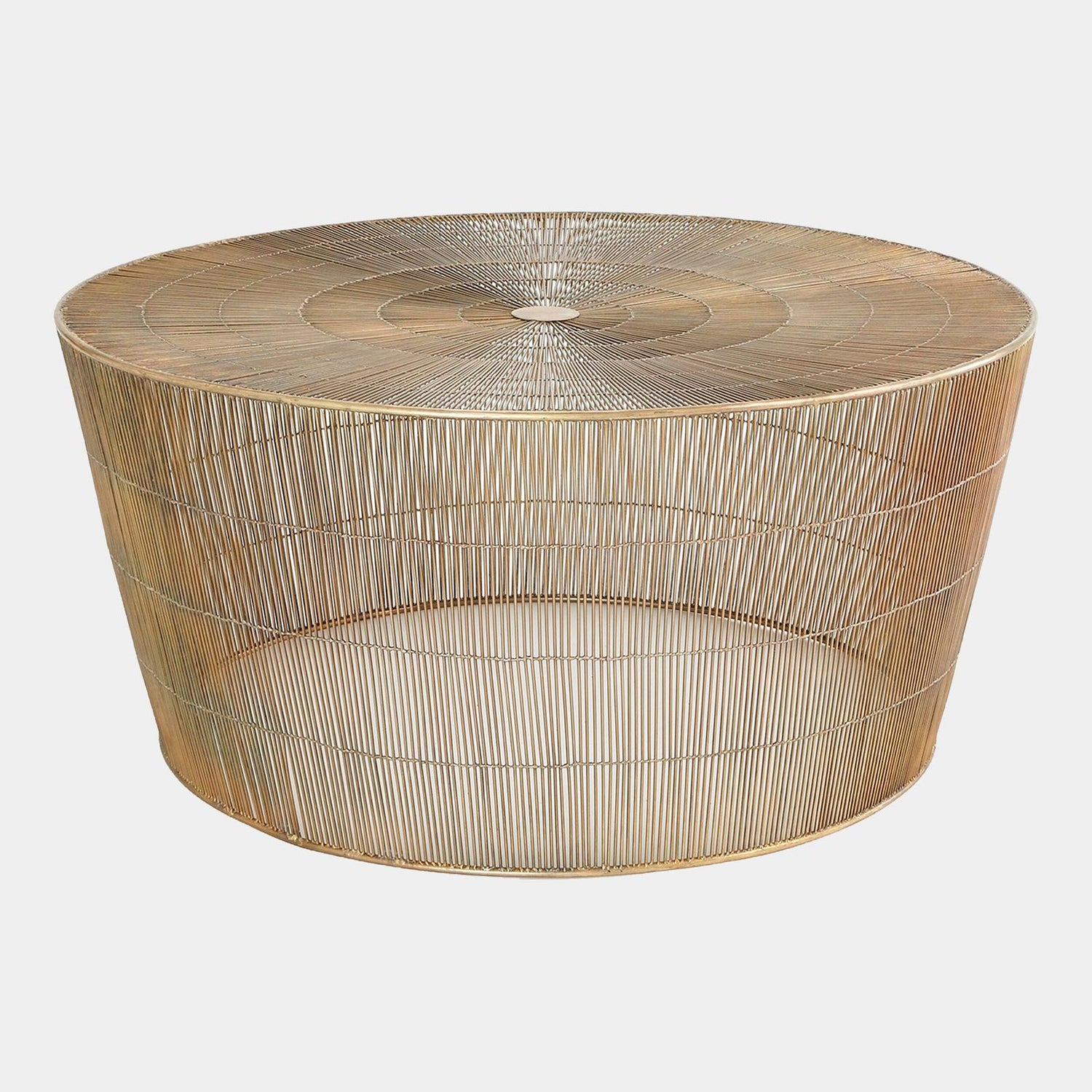 Global Views Adige Antique Brass Coffee Table