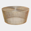 Global Views Adige Antique Brass Coffee Table