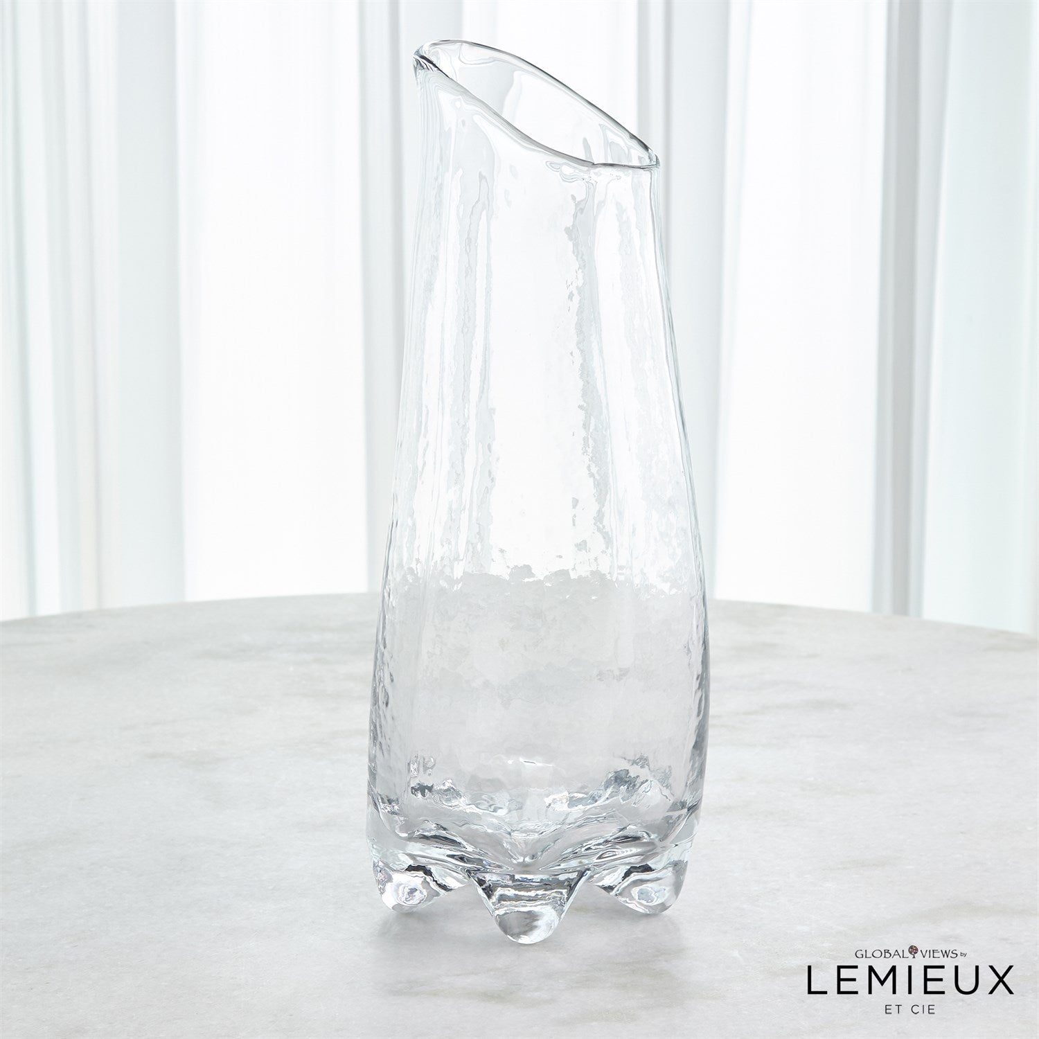 Global Views Clear Fleur de Verre Clearance