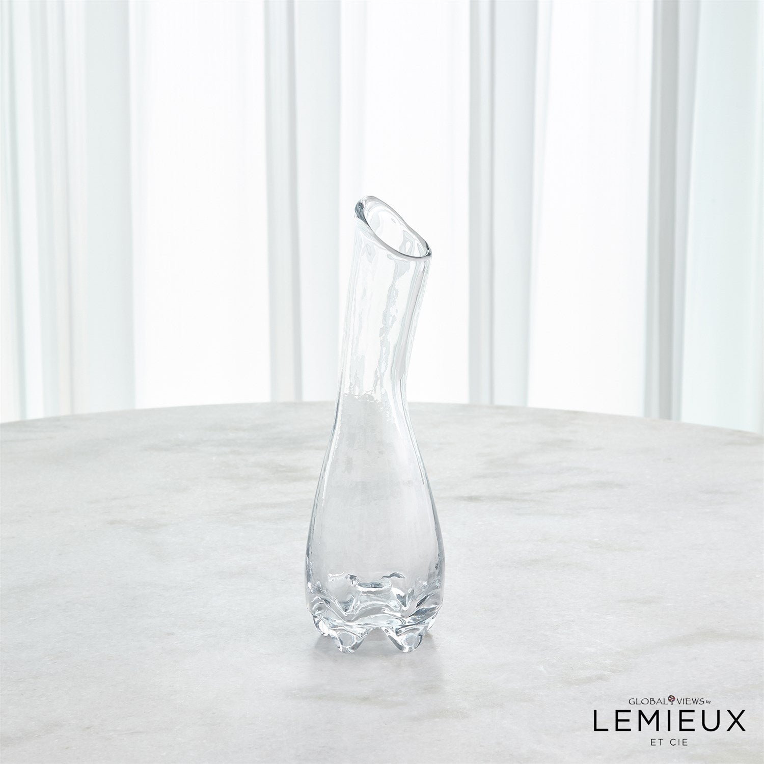 Global Views Clear Fleur de Verre Clearance