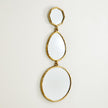 Global Views Julie Shiny Brass Mirror