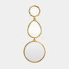 Global Views Julie Shiny Brass Mirror