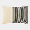 Global Views Striped Beaded Lumbar Pillow Clearance
