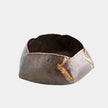 Global Views Pleated Armor Antique Gunmetal Bowl