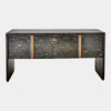 Global Views Bjorn Horn Black Inlay Console