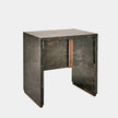 Global Views Bjorn Horn Black Inlay Bedside Table