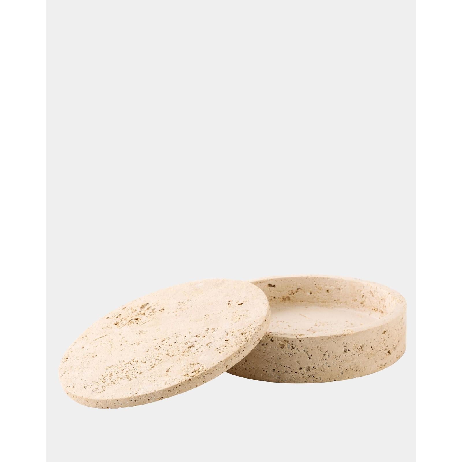 Global Views Girare Travertine Box