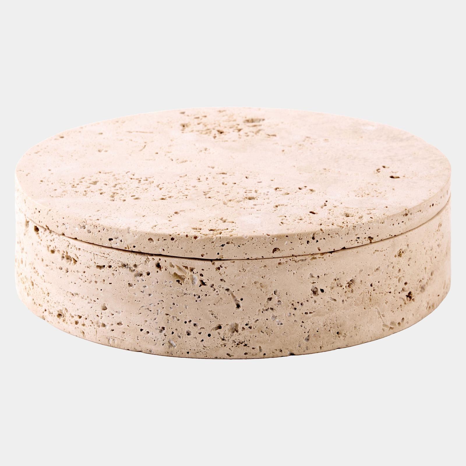 Global Views Girare Travertine Box